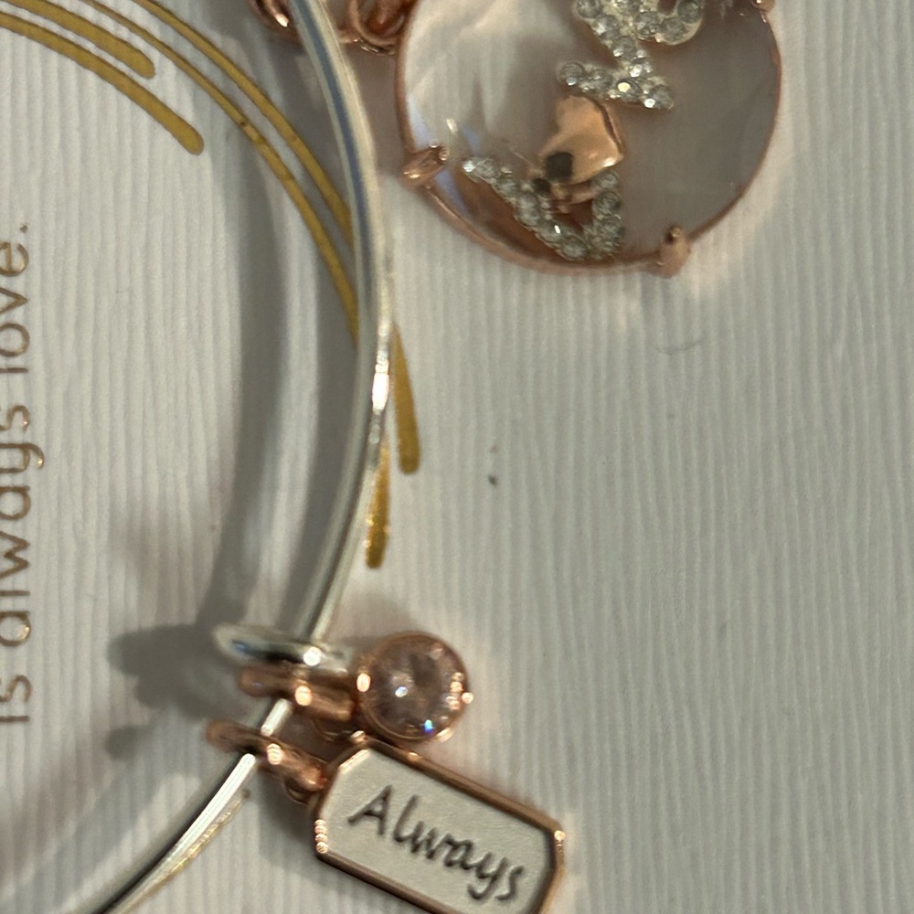 Giveaways 14k gold plated Charms with stainless steel bracelet - Picture 3 of 4